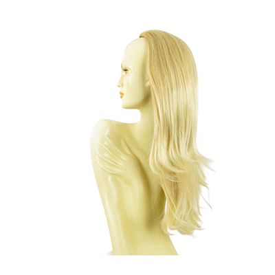 Demi-perruque Synthétique 40cm Blonde Dorée Méchée - Bonnet Moyen, Couleur 24bt613