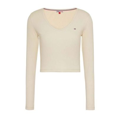 Shirt Tommy Hilfiger Haut Femme T-shirt En Coton
