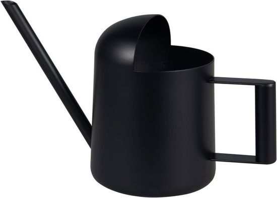 KO7167 Arrosoir D'intérieur Arrosoir Noir En Acier Inoxydable Pour L'entretien Des Plantes