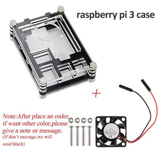 Kit Démarrage Raspberry Pi 3 B - Alimentation, Boîtier, Carte 64Go, Câble HDMI - Tout Inclus Pour Commencer