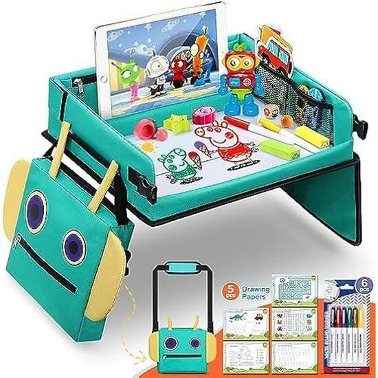 Plateau De Voyage Enfant Table De Jeu pour Enfants Surface De Dessin