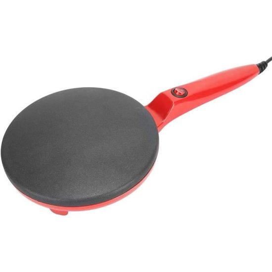 Crêpière électrique Milageto - Surface Antiadhésive, Facile à Nettoyer, Pour Crêpes, Tortillas, Roti...