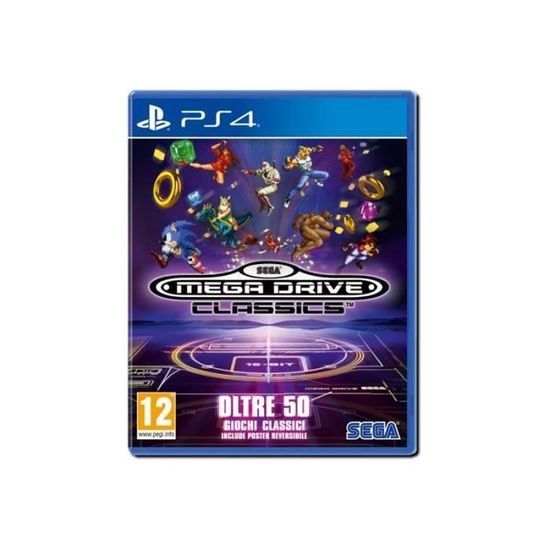 Jeu PS4 SEGA Megadrive Classics - Compilation De 50 Jeux Rétro - Bon état - Version Française