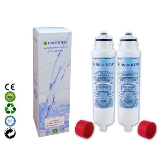 2x Finerfilters compatibles Réfrigérateur externes Filtres pour Daewoo