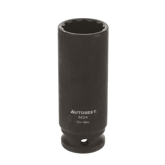 Douille à Choc Longue 12 Pans BGS Technic – 1/2 Pouce, Métrique, Neuve