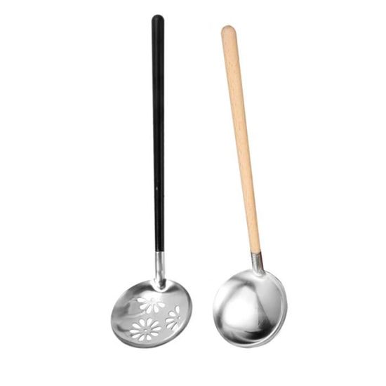 Cuillère Passoire En Acier Inoxydable - Mini Cuillère à Fentes Pour Fruits, Salades, Service