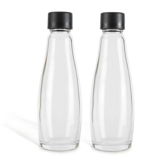 Bouteilles Rechange SodaStream 1L - Lot De 2 - Noir
