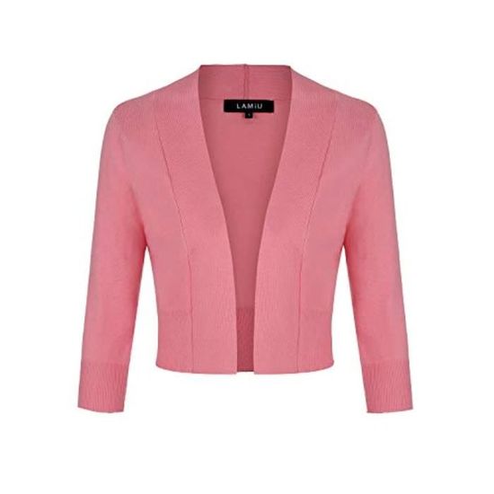 Gilet Cardigan Femme En Tricot - Col V, Ouvert Devant, Manches Longues - Tissu Doux Polyester - Taille M à XXL