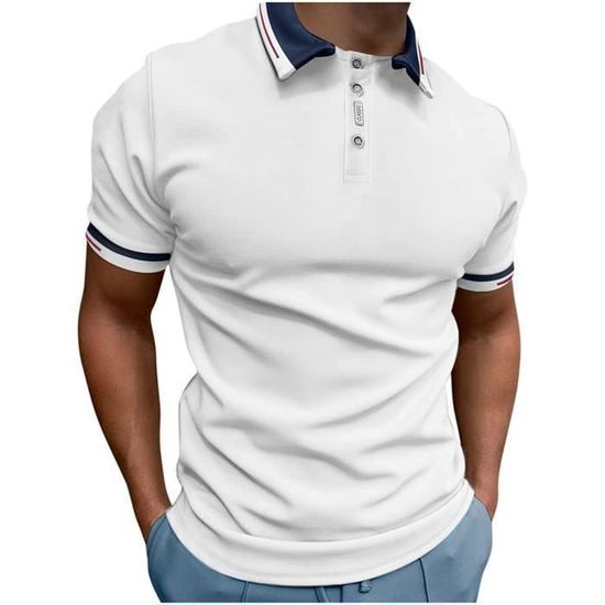 COUREUR DU DIMANCHE T-Shirt De Running Coureur Du Dimanche Le Classique Manches Courtes Homme Blanc ,T-Shirts De Trail/running Homme