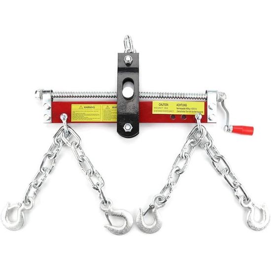 Positionneur De Moteur 2 Tonnes - Équilibreur Pour Grue D'atelier, Rouge, Capacité 2000kg