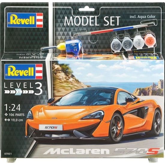 REVELL Maquette Model set Voitures MCLAREN 570S -67051