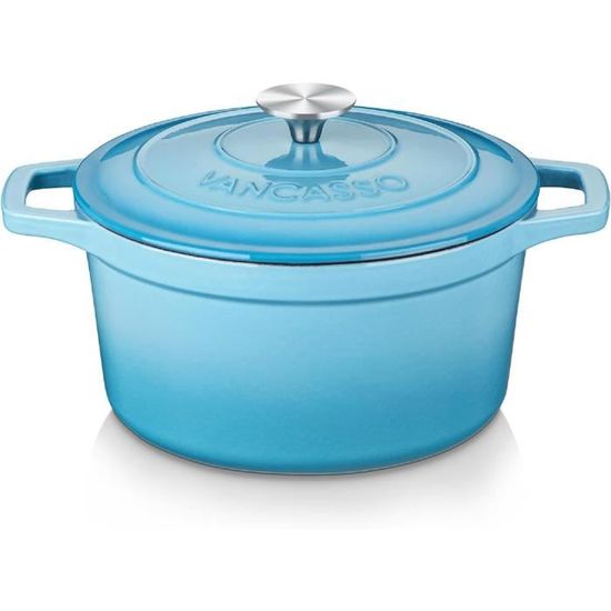 Staub Cocotte Fonte Emaillée Ovale Bleu Intense 29cm pas cher