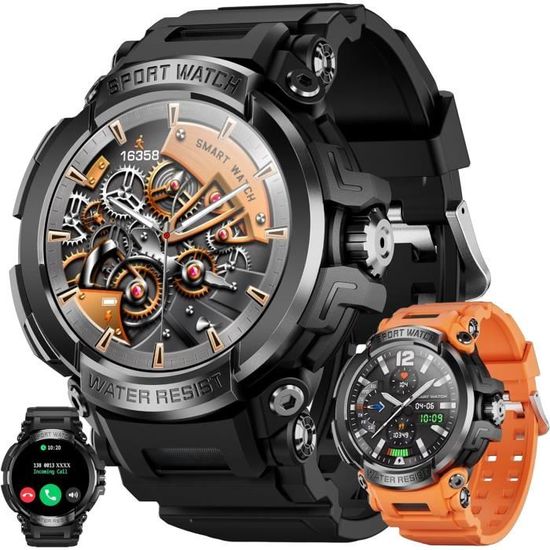 Montre Connectée Avec GPS, 1.508'' AMOLED Smartwatch Pour