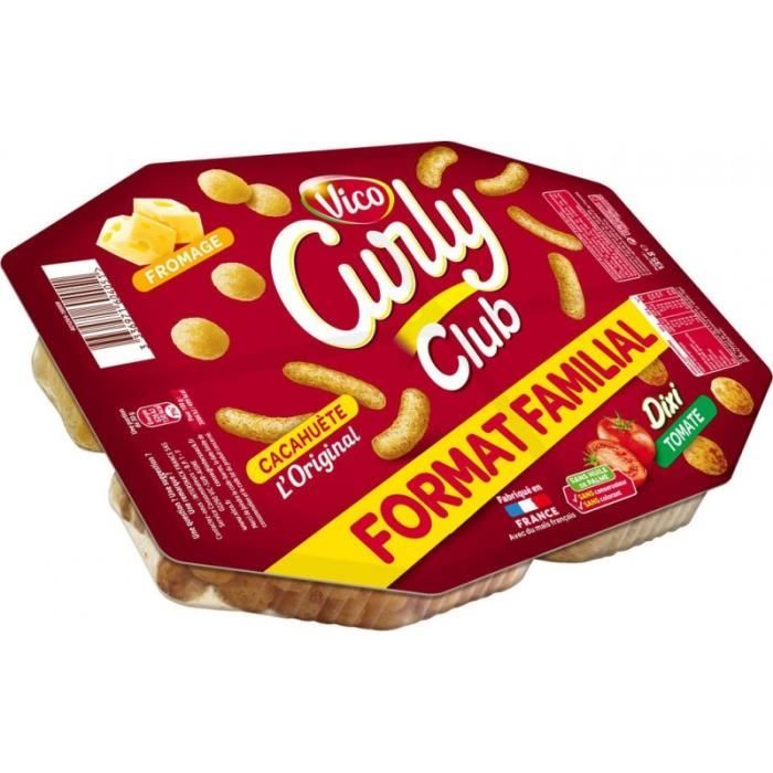 Curly Biscuits apéritifs assortiment Format Familial