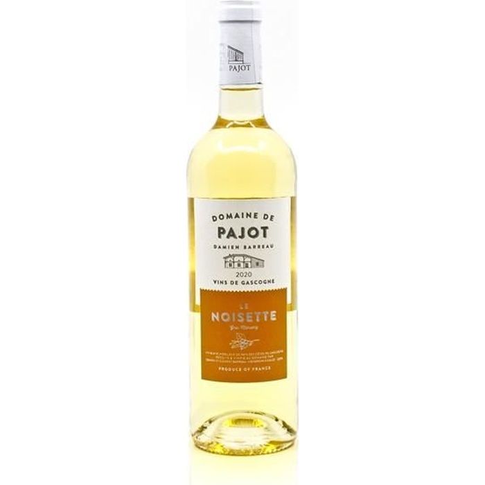 Domaine de Pajot Le Noisette Vin Blanc Moelleux IGP Côtes de Gascogne 2020 12° BIO 75cl