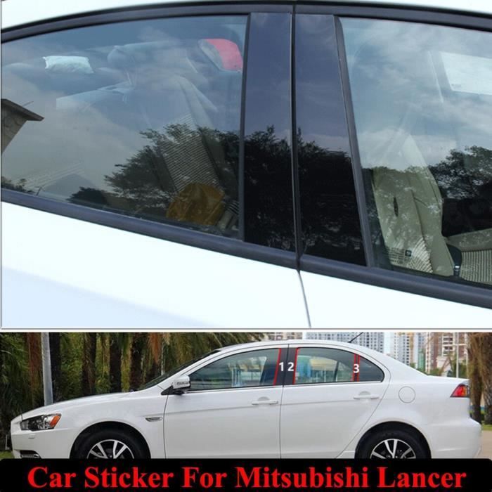 Autocollant de pilier central de fenêtre de voiture, Film de décoration  externe automatique anti-rayures pour Mitsubishi [A025ABB] - Cdiscount Auto