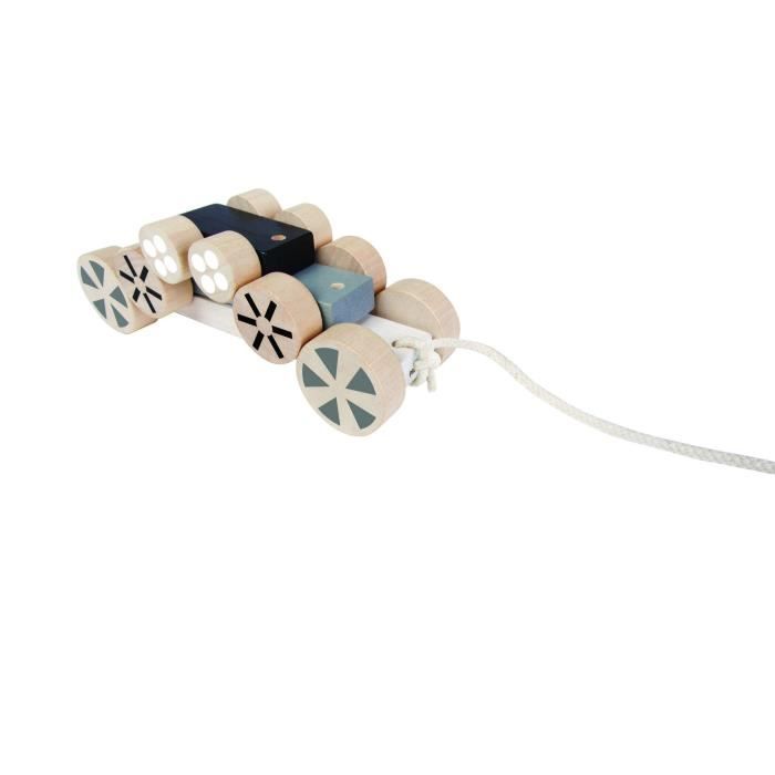 PLAN TOYS Jeu en bois Autos mobiles 3 en 1