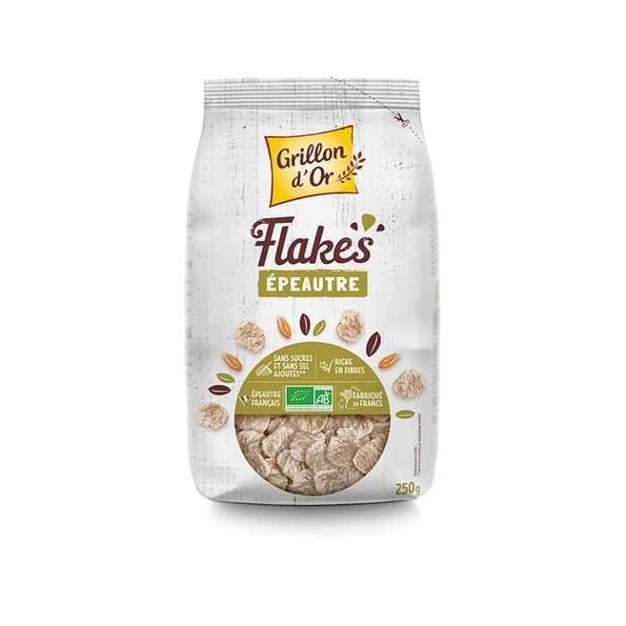Grillon d'or - Flakes d’épeautre 250gr