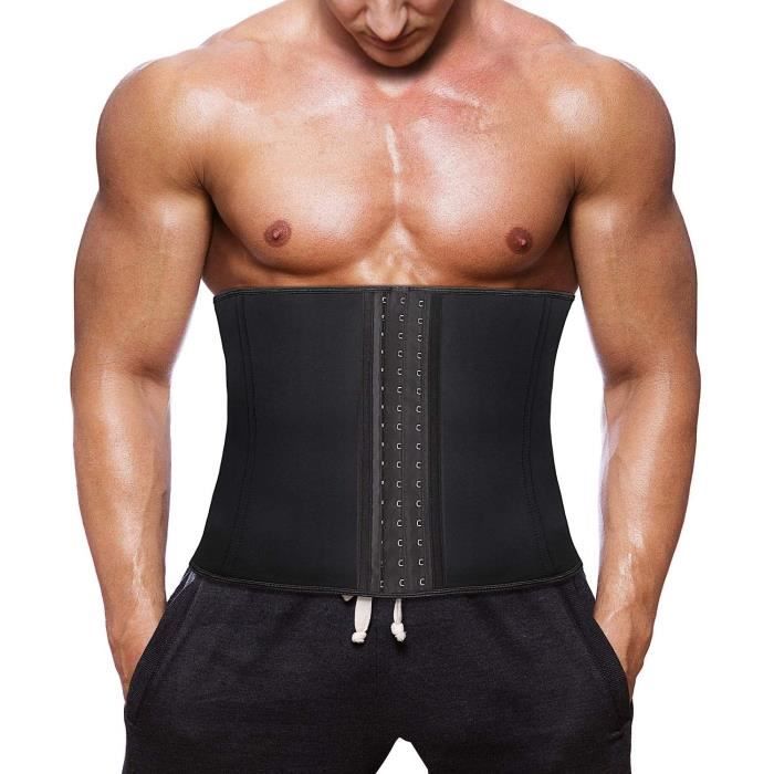 CEINTURE ABDOMINALE Yokald Ceinture de Sudation pour Homme Neacuteopregravene Ceinture Abdominale Ceinture Serre Taille Corset A117