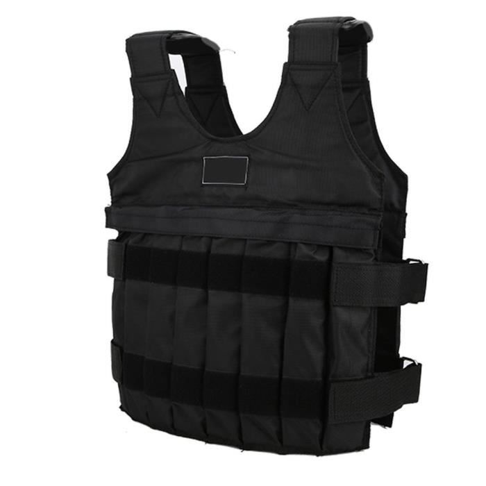 Gilet lesté réglable de 20kg de charge maximum/gilet d'entraînement d'exercice de veste