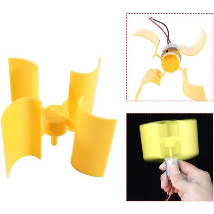 Kit de bricolage petites éoliennes verticales moteur brise générateur d'électricité brise AB077