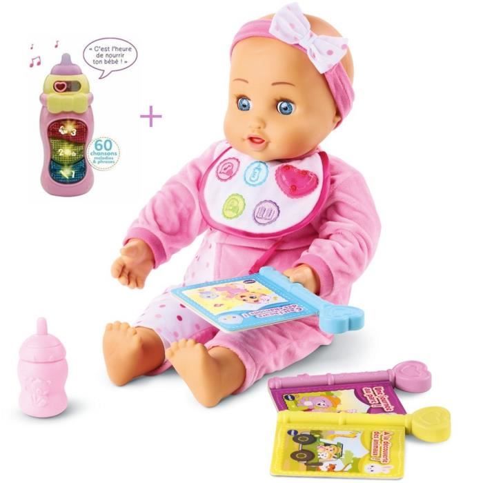 VTECH - Little Love - Chloé apprend à parler et chanter & Magi biberon interactif