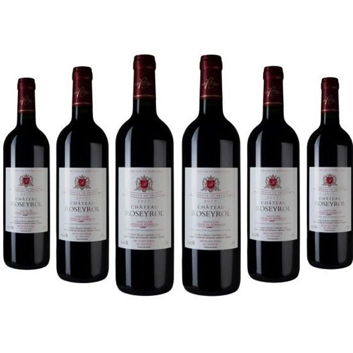 carton de 6 bouteilles château roseyrol 2017