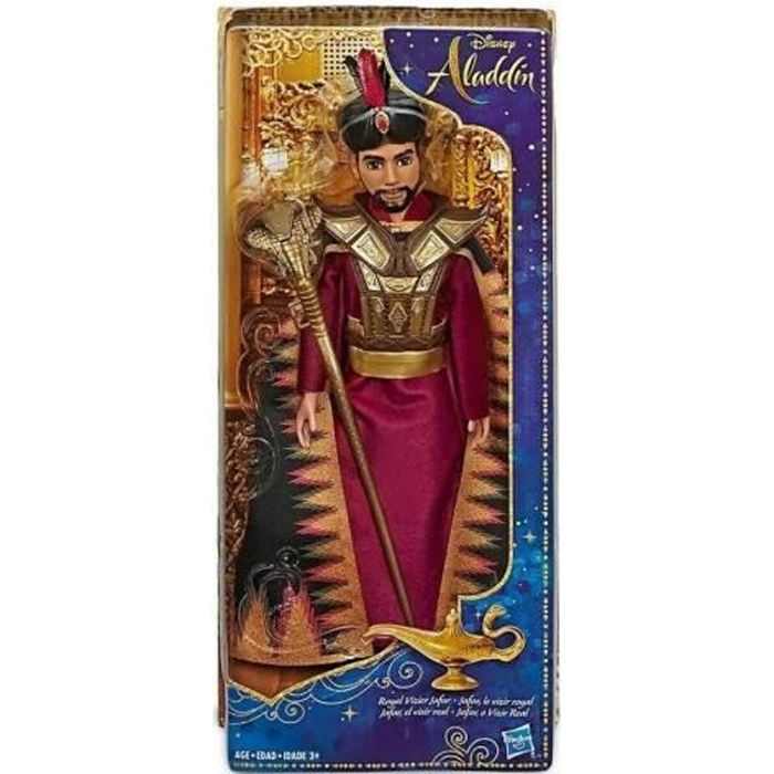 Coffret Disney Aladdin : Poupee Jafar le Vizir Royal - Poupee Mannequin Disney Princesse