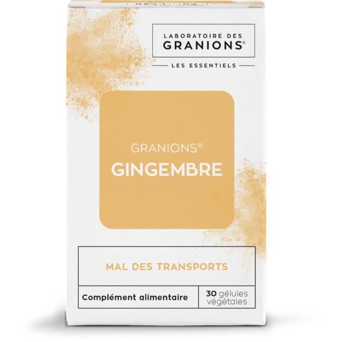 GRANIONS® GINGEMBRE - 30 GÉLULES
