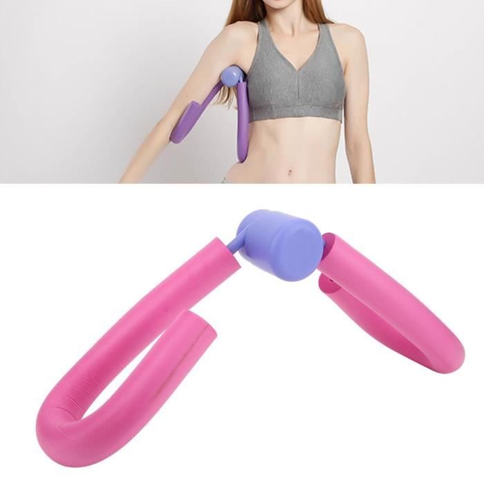 Entraîneur d'exercices de jambe de cuisse Appareil de musculation portatif appareils de fitness (rose)