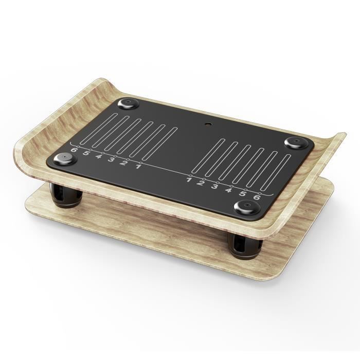 Klarstein Roomik Shake Plaque vibrante d'entraînement fitness 15-55Hz - Plateforme commandée par app Android - iOS ou télécommande