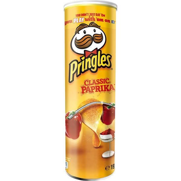 Pringles Classic Paprika Chips 190g