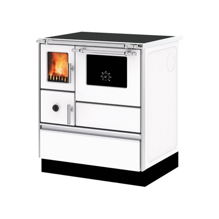 Cuisinière Bois Chauffage seul Sannover 6 kW Blanc