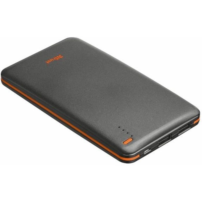 Trust - 20905 - Batterie externe Power Bank pour Smartphone et Tablette 8000 mAh - Noir