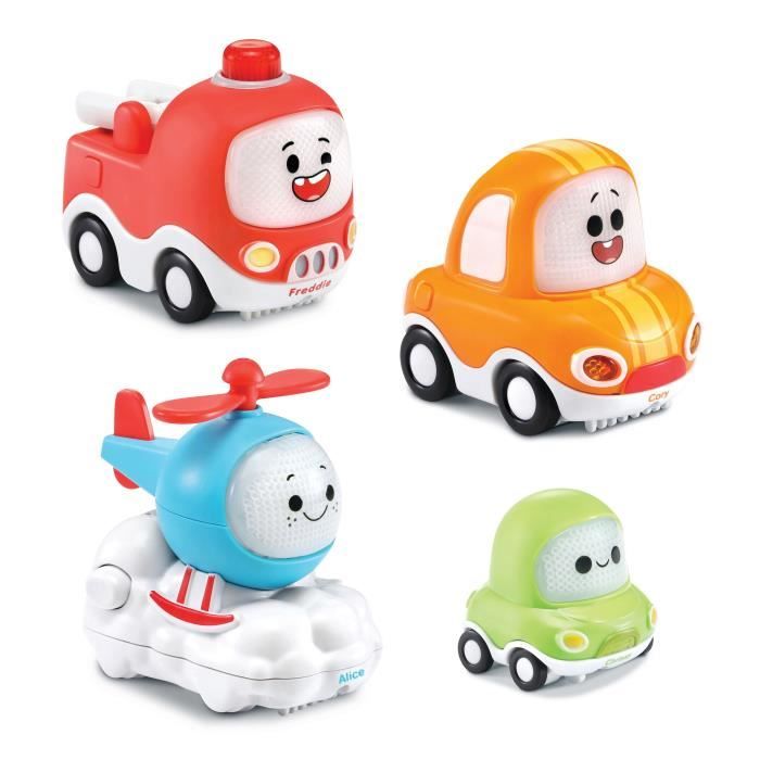 VTECH - Tut Tut Cory Bolides - Pack de 4 Véhicules