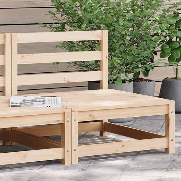 vidaXL Canapé de Jardin sans Accoudoirs Siège avec Dossier Meuble de Terrasse Patio Arrière cour Extérieur 70x70x67 cm 837914