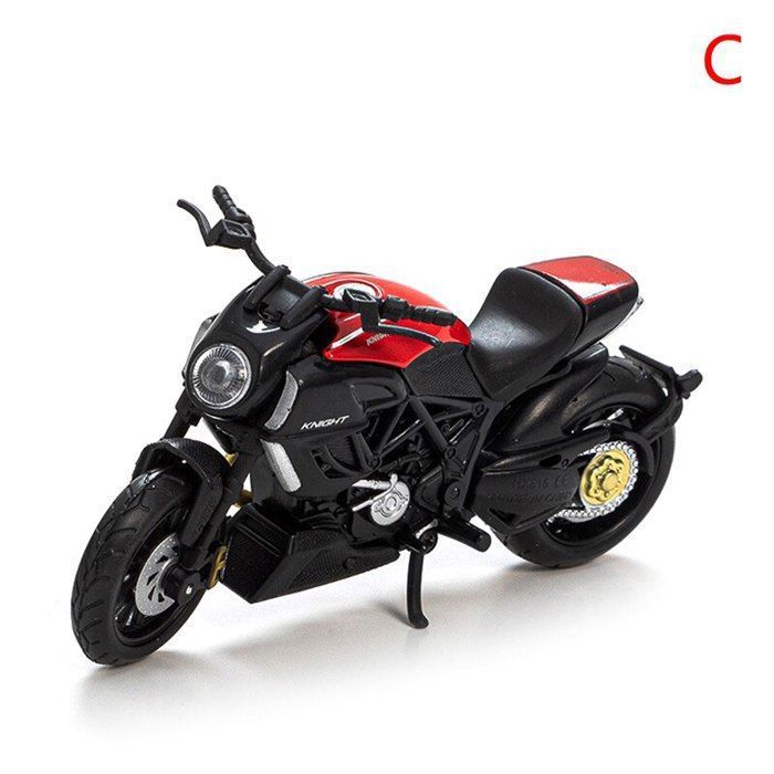 Modèle Miniature Moto Indienne Vintage échelle 1:6 - Alliage, 33 Cm, Effets Sonores/lumières | Collection, Décoration, Cadeau Pour Adultes Et Enfants (+3 Ans)