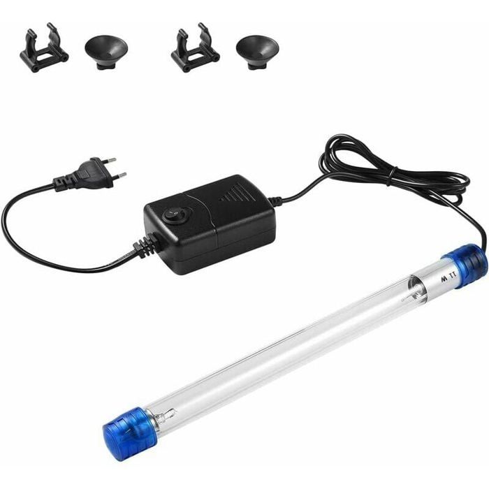 Comparer les prix de Stérilisateur UV 11 W pour aquarium lampe anti-algues submersible et étanche lumière ultraviolette pour purifier leau des aquari