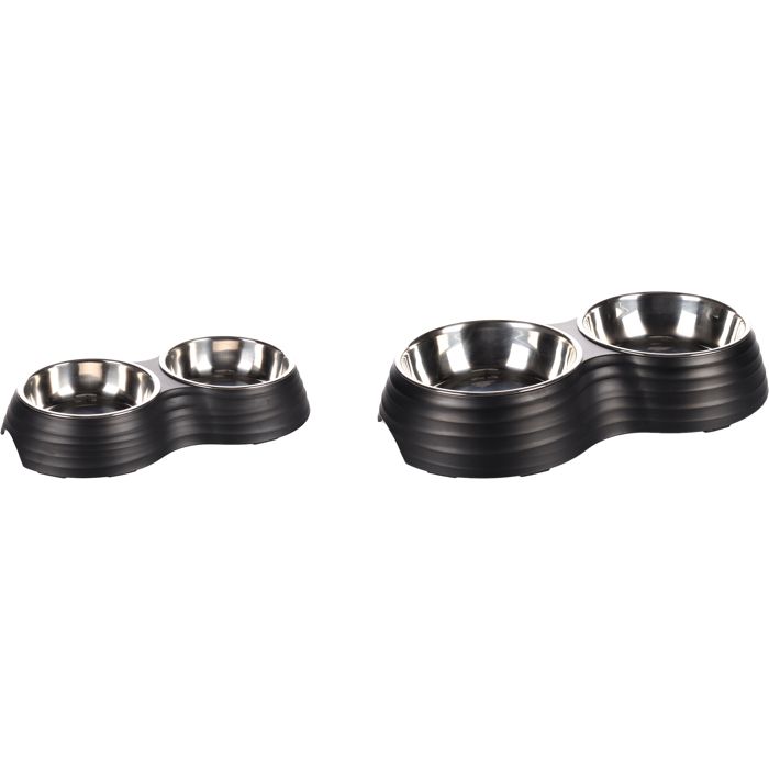 Gamelle pour la nourriture et deau pour chien Flamingo Duo Dinner Aschau - 11x4x25 cm