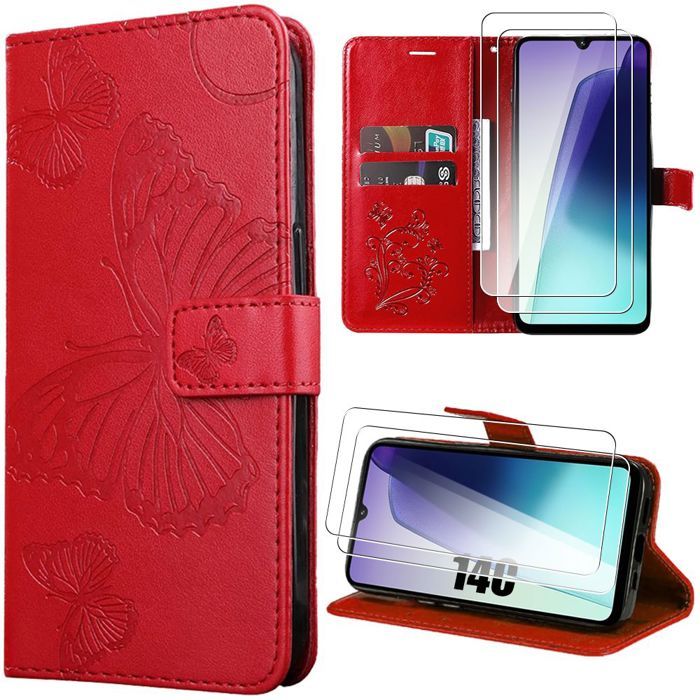Housse Portefeuille Avec Rabat Pour Xiaomi Redmi 14C / Poco C75 - Protection RFID, Support Intégré, Couleur Bleue - 12