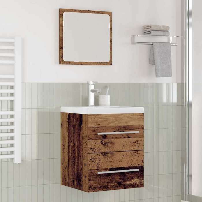 NEW 2026 Meuble de Lavabo de Bain - 1 PC - Armoire dévier - Marron 42x39x52 cm L6277