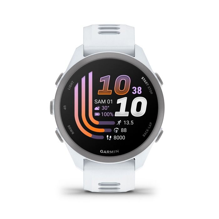 Montre connectée Garmin Forerunner® 170 GPS Blanc et Bleu nuage