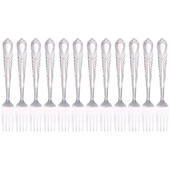 Lot De 12 Fourchettes à Thé Dorées En Acier Inoxydable – Buyer Star, élégantes