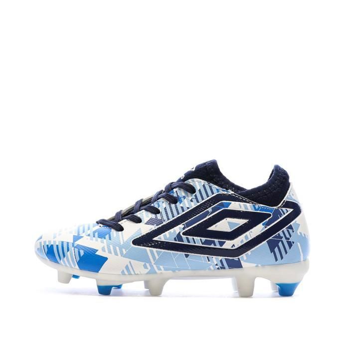 Chaussures de Football Bleu/Blanc Garçon Umbro For FG Chaussures de Football Bleu/Blanc Garçon Umbro For FG