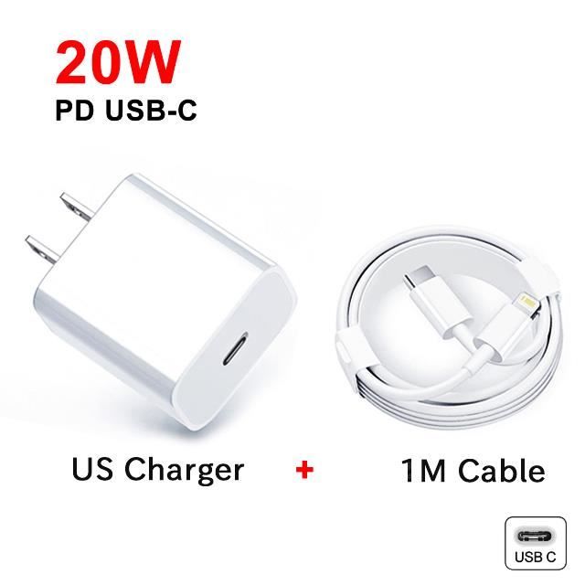 Câble de chargeur américain 1M - Chargeur magnétique Original sans fil 20W  pour iPhone 11 12 13 14 Pro Max Mi - Cdiscount Téléphonie