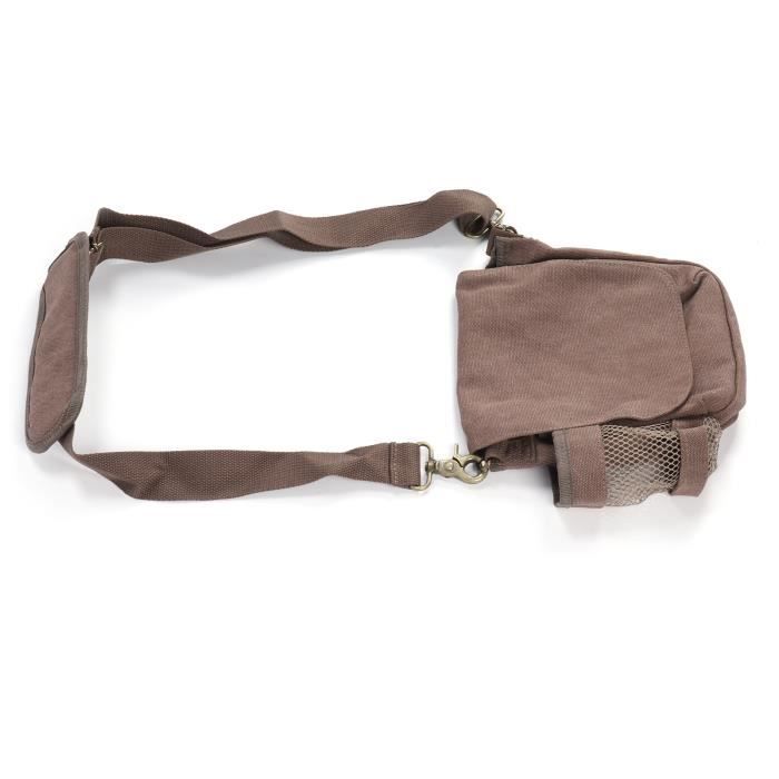 Sac à Dos De Disc Golf Imperméable – Léger Avec Compartiments – Gris/Noir