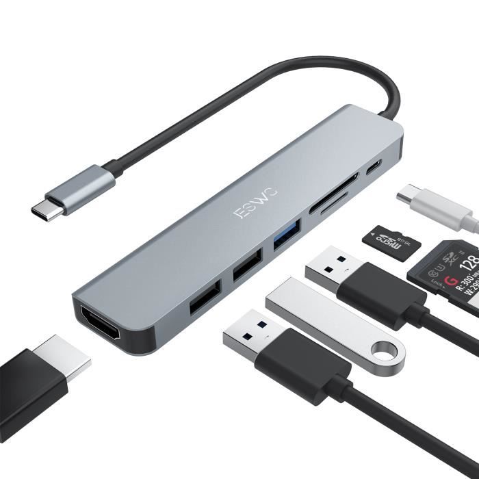 Lecteur de Carte SD / TF Séparateur de Charge Adaptateur Appareil Photo USB 4 en 1 Support iOS 15 Compatible avec Phone 13/12/11/X/8/8Plus/7Plus/Pad,Pod Adaptateur pour Lecteur de Carte SD 