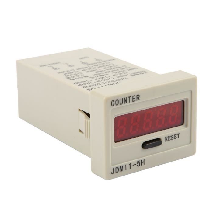 Compteur De Course Mécanique D67F 5 Chiffres Réarmable Oumefar - Pour Machines Industrielles