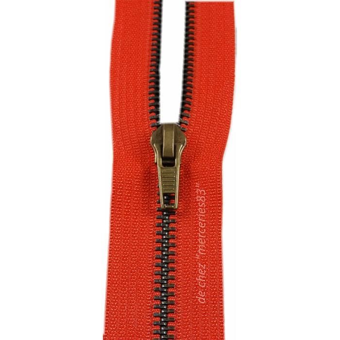 Fermeture à glissière au mètre écru maille argentée
