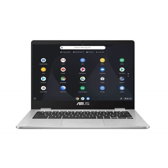 Asus C423na Bv0044 Chromebook 14 Argent Intel Pentium 8 Go De Ram Emmc 64 Go Clavier Azerty Francais Prix Pas Cher Cdiscount